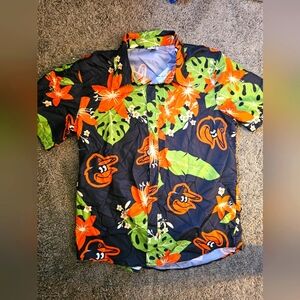2021 Baltimore Orioles Hawaiian Shirt Medium M SGA Stadium Giveaway